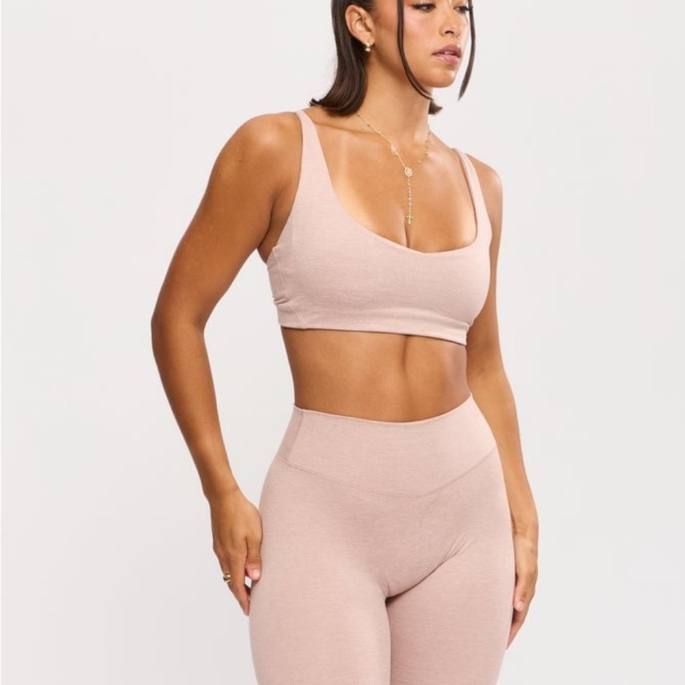 Dream Heathered Sports Bra Berry Ice